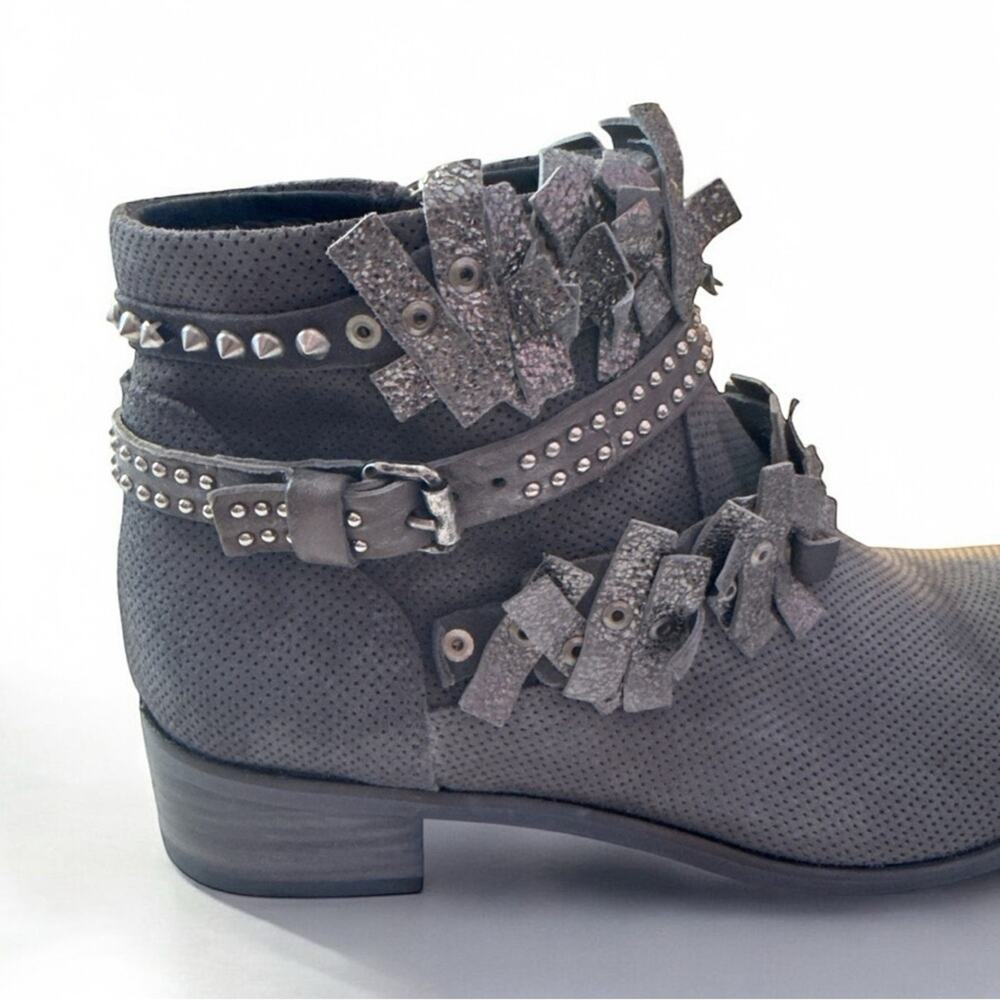 NIB OVYE by Cristina Lucchi Italian Leather Ankle Boots Size 40 (US 9.5-10) - Picture 7 of 13